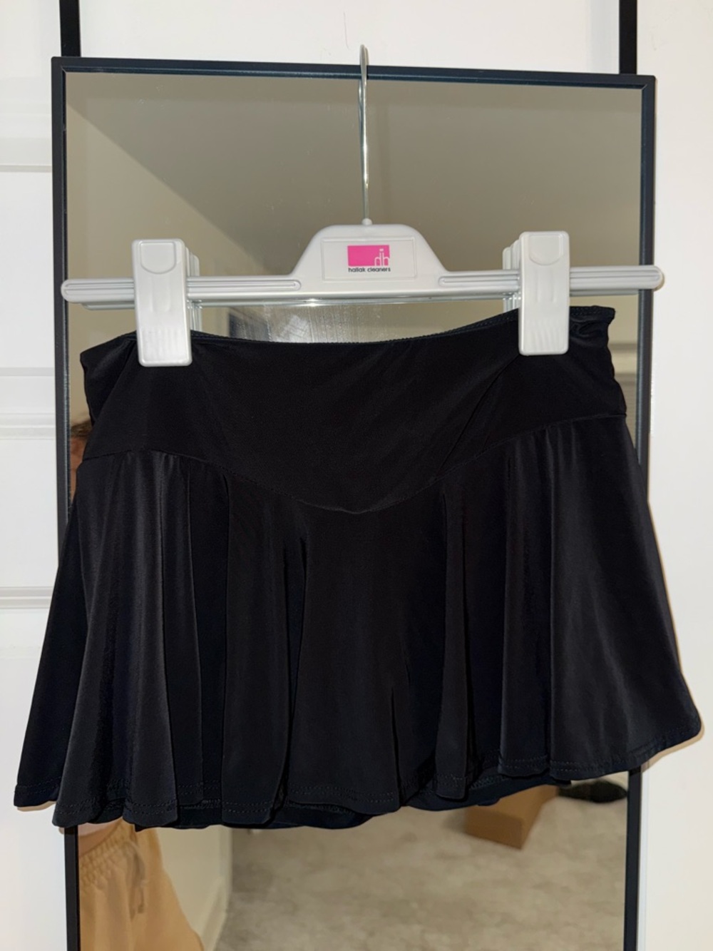 Emprada black skirt with undershorts